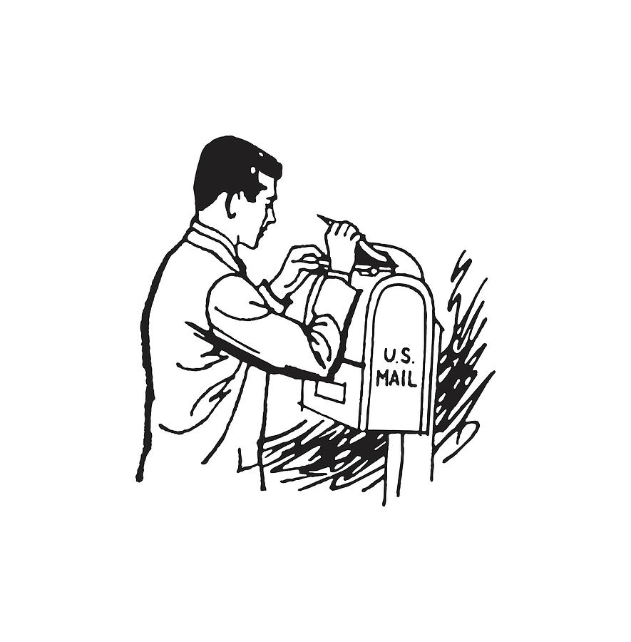 mailbox drawing