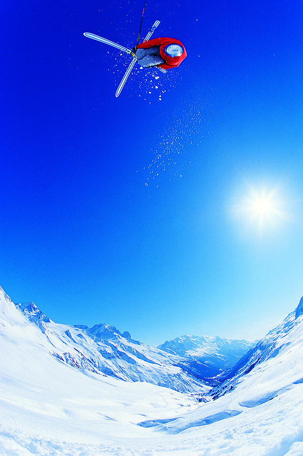 Man Skiing #1 Photograph by Digital Vision.