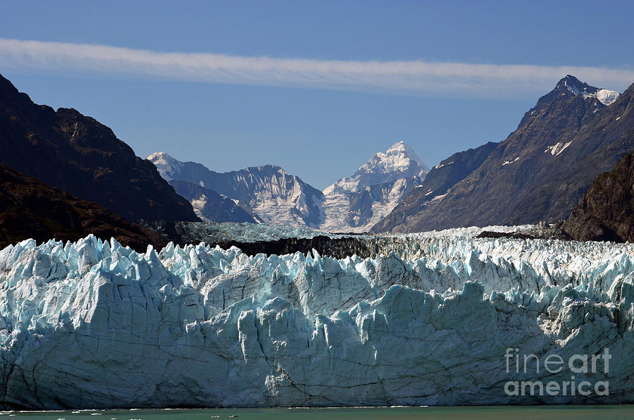 Margerie Glacier At Glacier Bay In Alaska Digital Art