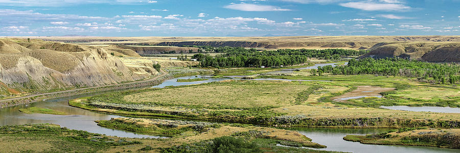 Marias River Valley Photograph by Todd Klassy