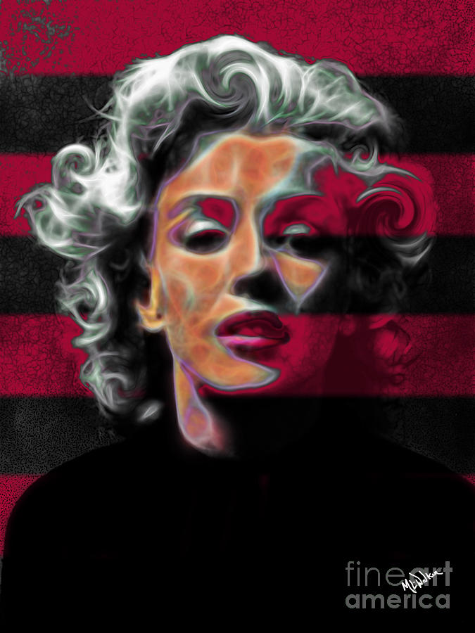 Marilyn Painting by ML Walker