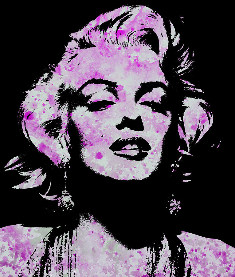 Marilyn Monroe 7l Mixed Media by Brian Reaves | Fine Art America