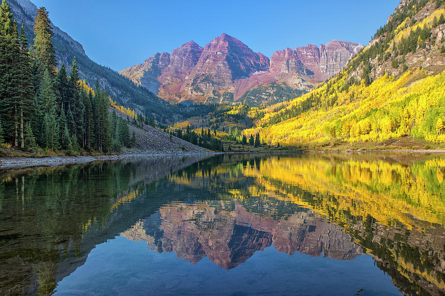 Maroon Bells In Fall #1 Photograph by Dave Soldano Images