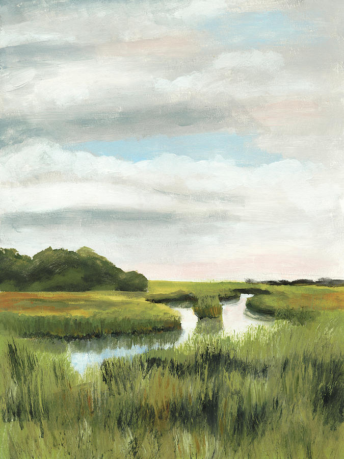 Landscape Painting - Marsh Landscapes I #1 by Naomi Mccavitt