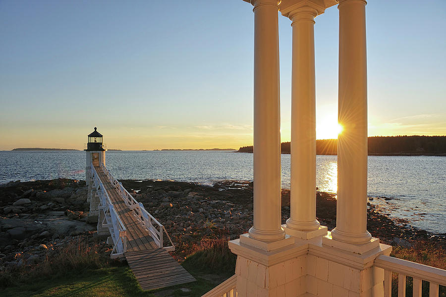 Marshall Point Lighthouse, Maine #1 Digital Art by Heeb Photos