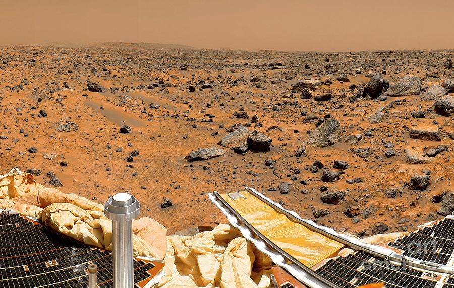Martian Landscape #1 Photograph by Nasa/jpl/science Photo Library