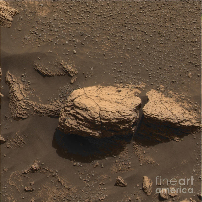 Martian Rock #1 Photograph by Nasa/jpl/cornell/usgs/science Photo Library