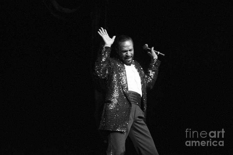 Marvin Gaye Photograph - Marvin Gaye At Radio City #1 by The Estate Of David Gahr