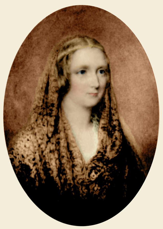 Mary Shelley, English Author #2 Photograph by Science Source