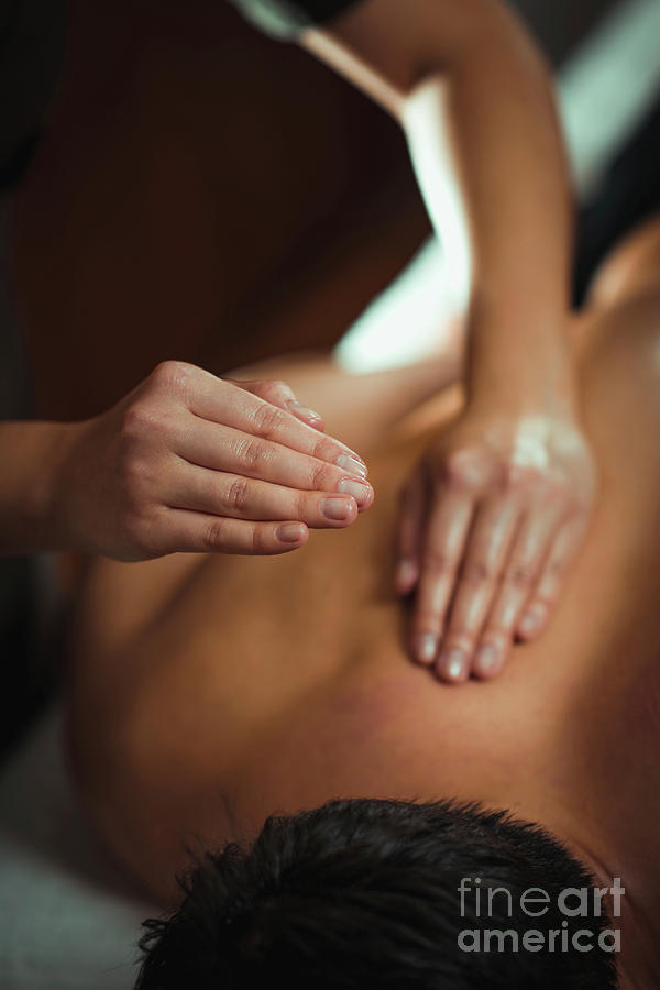Massage Therapy #1 Photograph by Microgen Images/science Photo Library
