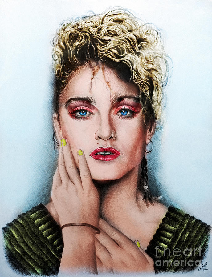 Madonna Painting - Material Girl #2 by Andrew Read