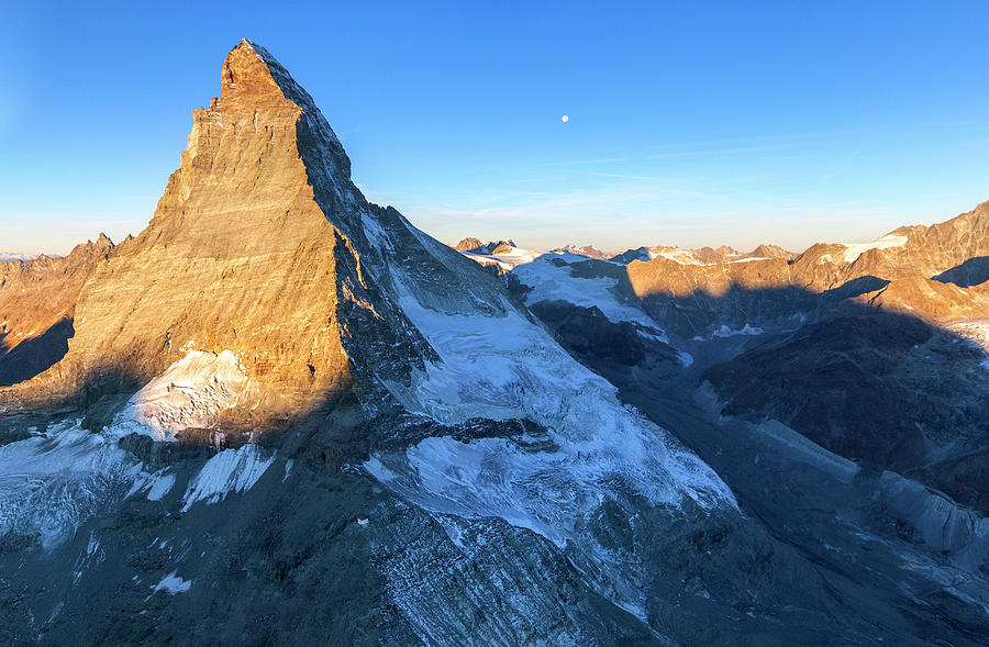 Matterhorn At Sunrise #1 Digital Art by Francesco Bergamaschi