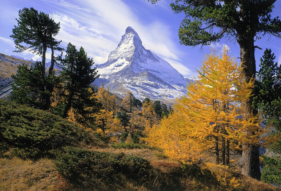 Matterhorn Mountain #1 Digital Art by Johanna Huber