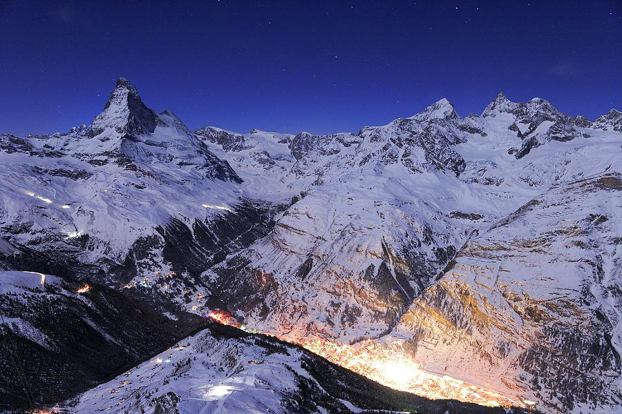 Matterhorn Mountain, Switzerland #1 Digital Art by Moses Hallberg