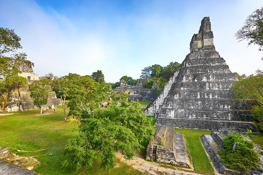 Mayan Photograph - Maya Ruins - Temple Of The Great Jaguar #1 by Jan Wlodarczyk
