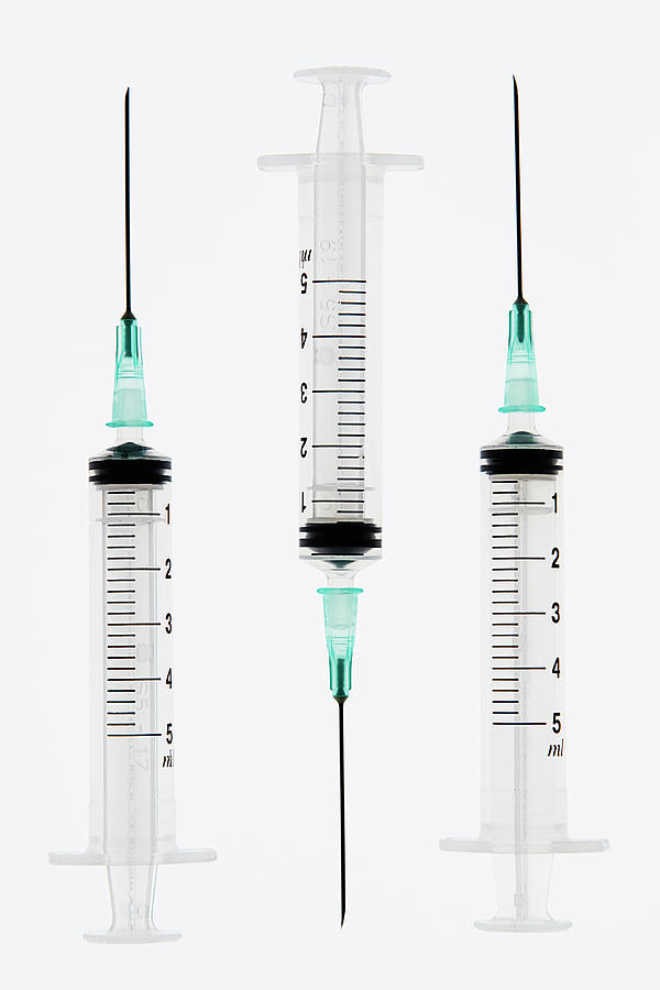 Medical Still Life Of Syringes #1 Photograph by Stephen Smith
