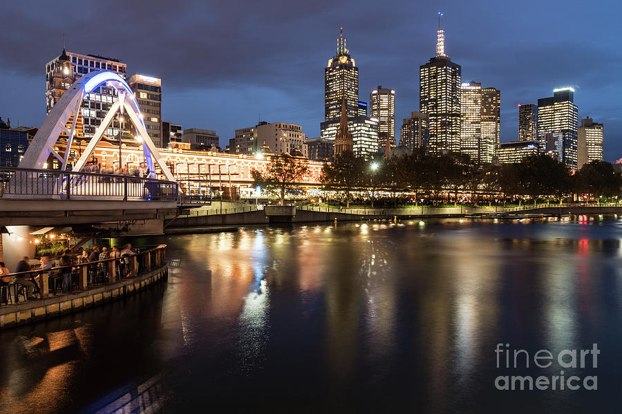 Melbourne skyline #1 Photograph by Didier Marti
