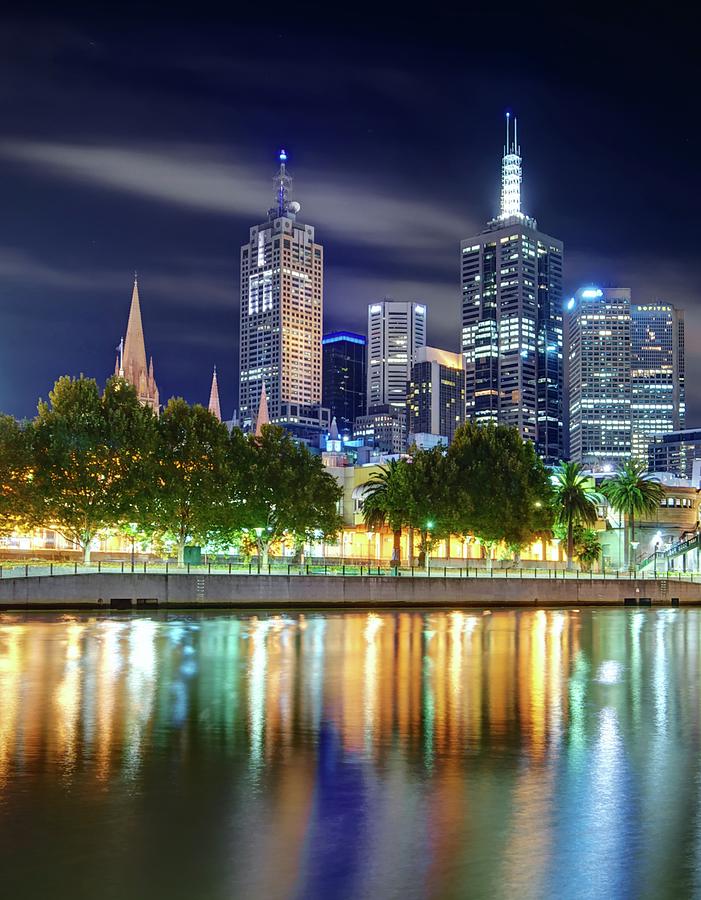 Melbourne Skyline #1 Photograph by Thomas Kurmeier