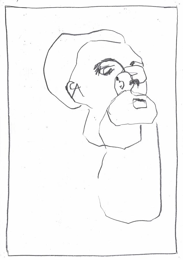 Memory man #1 Drawing by Edgeworth Johnstone