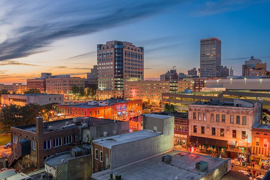 Memphis, Tennesse, Usa Downtown Photograph by Sean Pavone - Fine Art ...