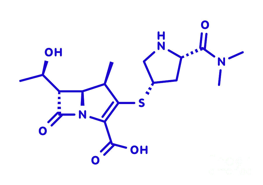 Meropenem Broad Spectrum Antibiotic Drug Photograph By Molekuulscience