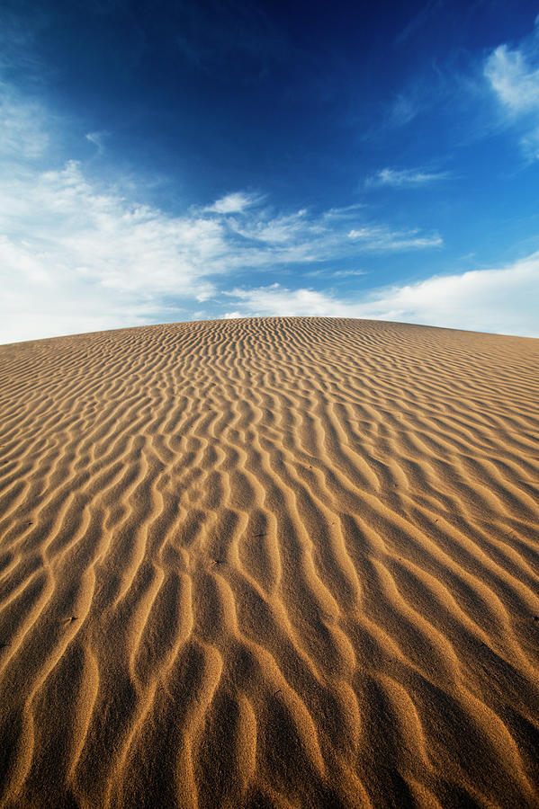 Mesquite Flat Sand Dunes #1 Photograph by Walter Bibikow