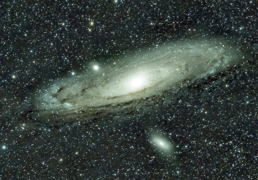 Space Photograph - Messier 31, Andromeda Galaxy #1 by Nunzio Mannino Space Photograph - Messier 31, Andromeda Galaxy #1 by Nunzio Mannino