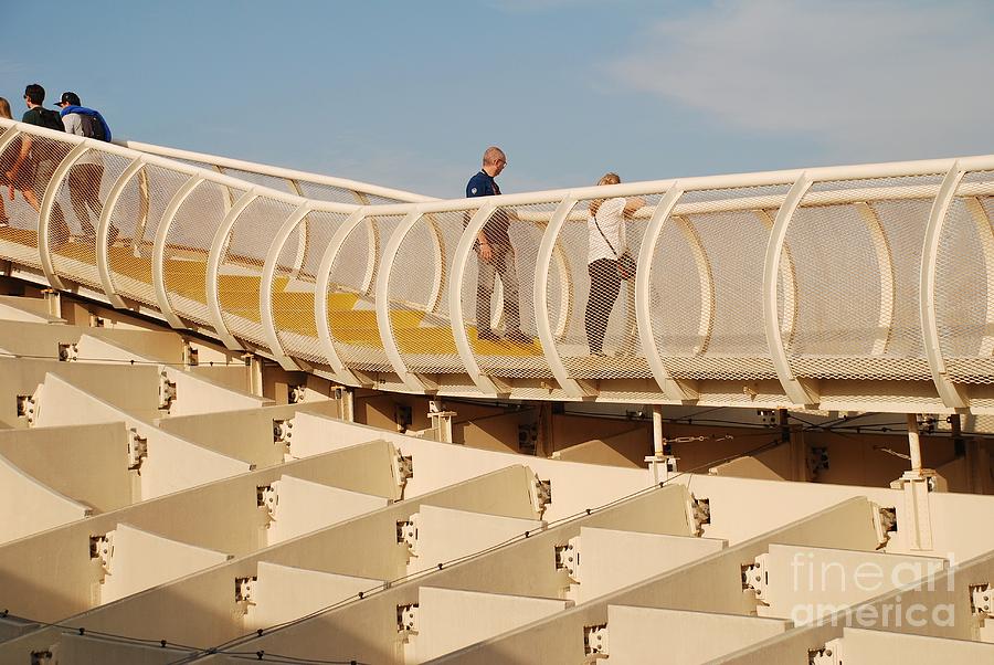Metropol Parasol roof in Seville #1 Photograph by David Fowler