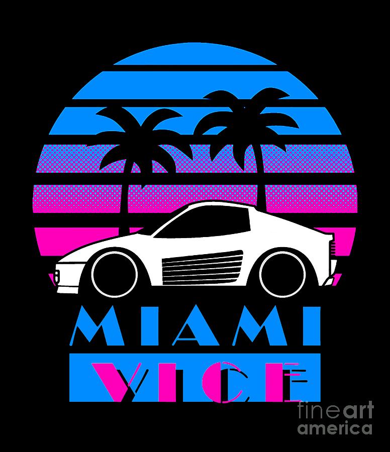 Miami Vice Digital Art By Bilskirobert Fine Art America