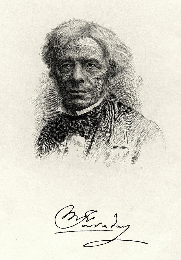 Michael Faraday, British Physicist #1 by Print Collector