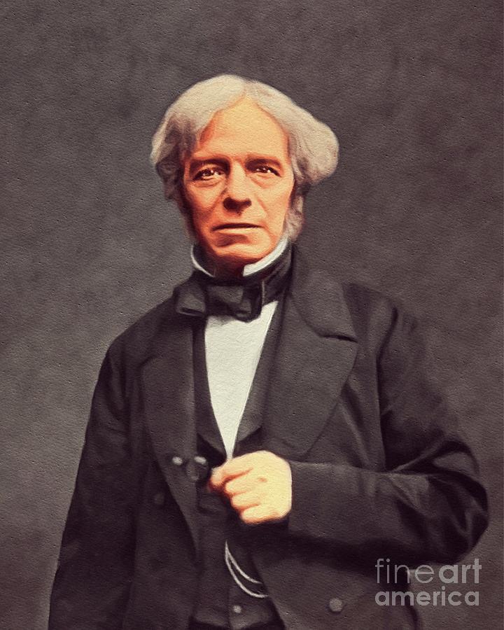 Michael Faraday, Famous Scientist Inventor Fleece Blanket by Esoterica Art  Agency - Pixels