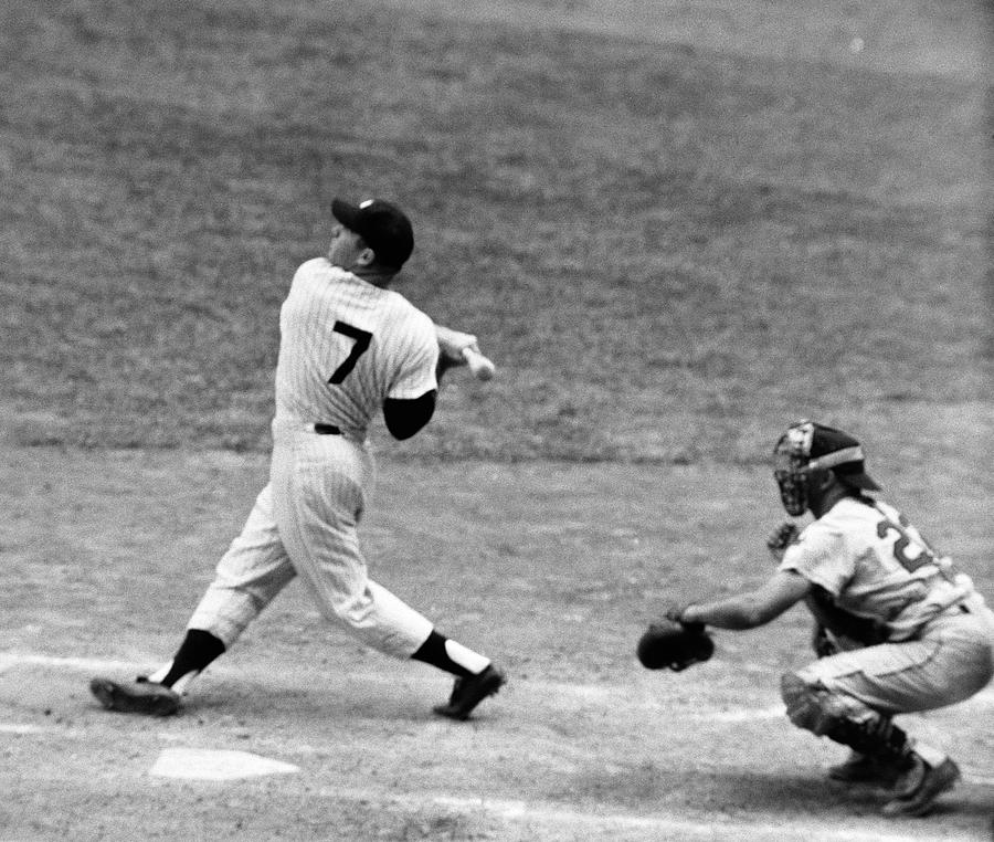 Mickey Mantle #3 Photograph by Ralph Morse
