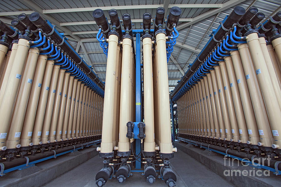 Microfiltration At Water Treatment Facility #1 Photograph by Science Photo Library Microfiltration At Water Treatment Facility #1 Photograph by Science Photo Library
