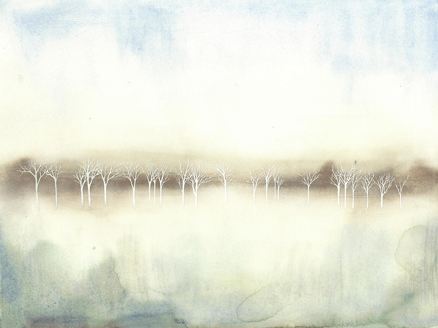 Landscape Painting - Mid Morning Mist II #1 by Grace Popp