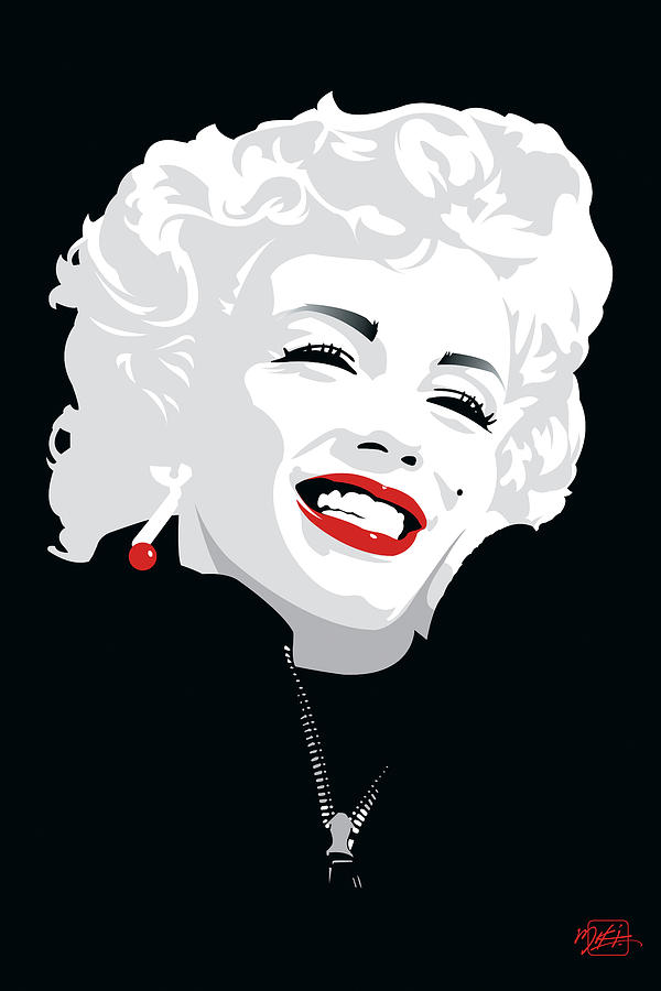 Marilyn Monroe Painting - Miki Marilyn #1 by Miki