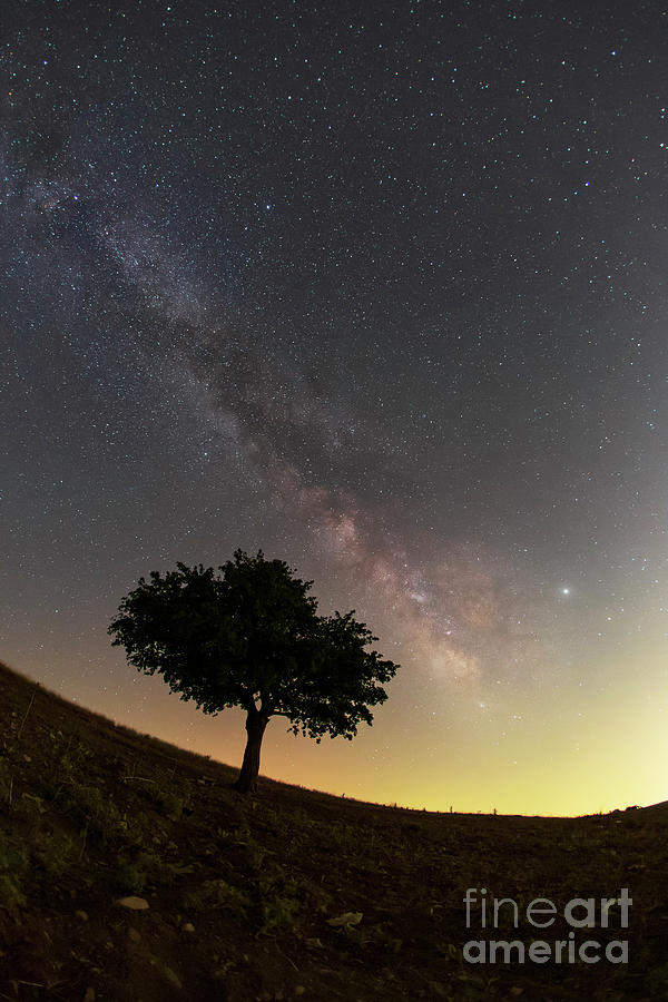 Milky Way And Light Pollution #1 Photograph by Amirreza Kamkar / Science Photo Library