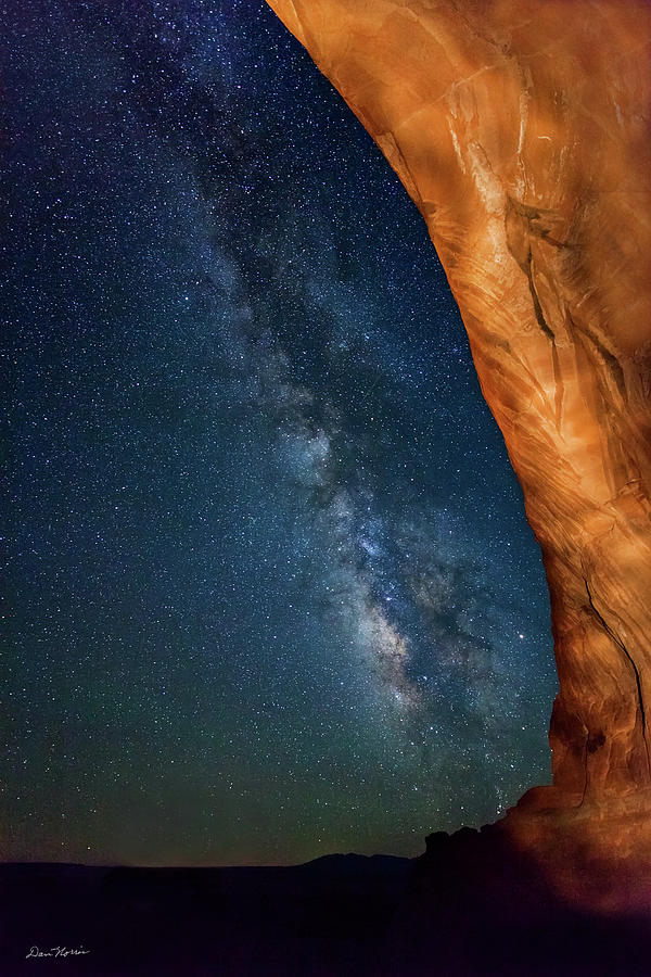 Milky Way at Looking Glass Rock #1 Photograph by Dan Norris