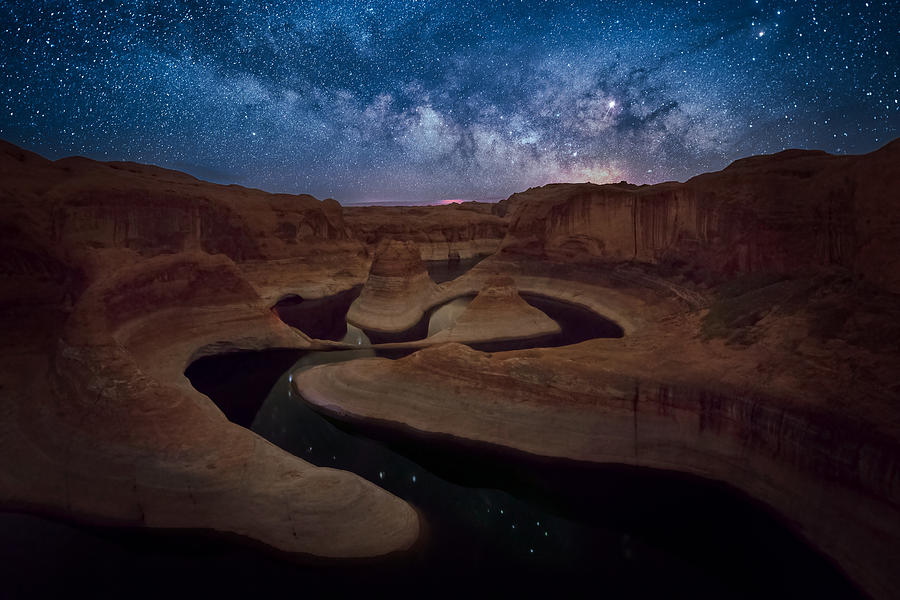Milky Way Over Reflection Canyon #1 Photograph by James Bian