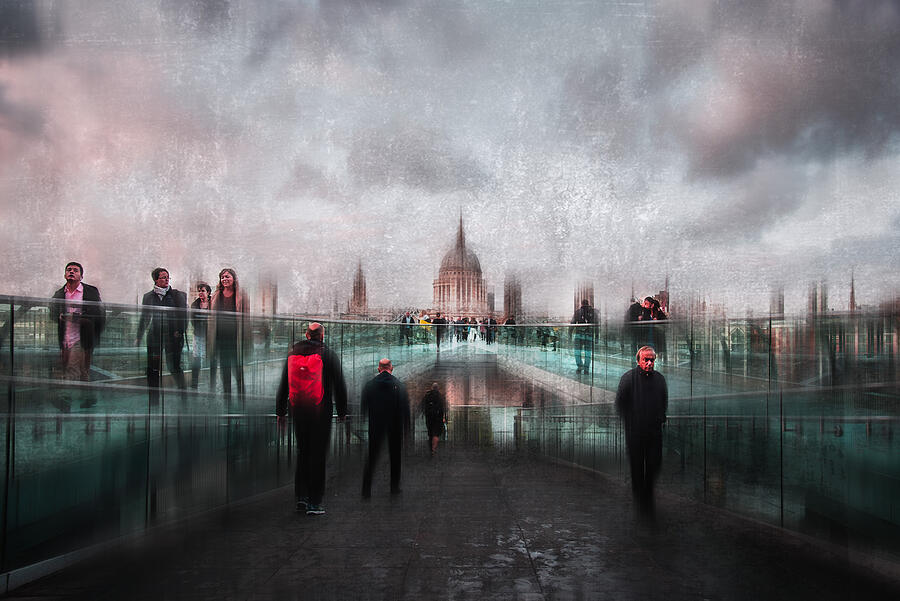 London Photograph - Millennium Bridge #1 by Nicodemo Quaglia