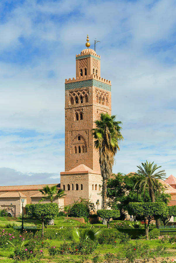 Minaret Of The Koutoubia Mosque #1 Photograph by Nico Tondini