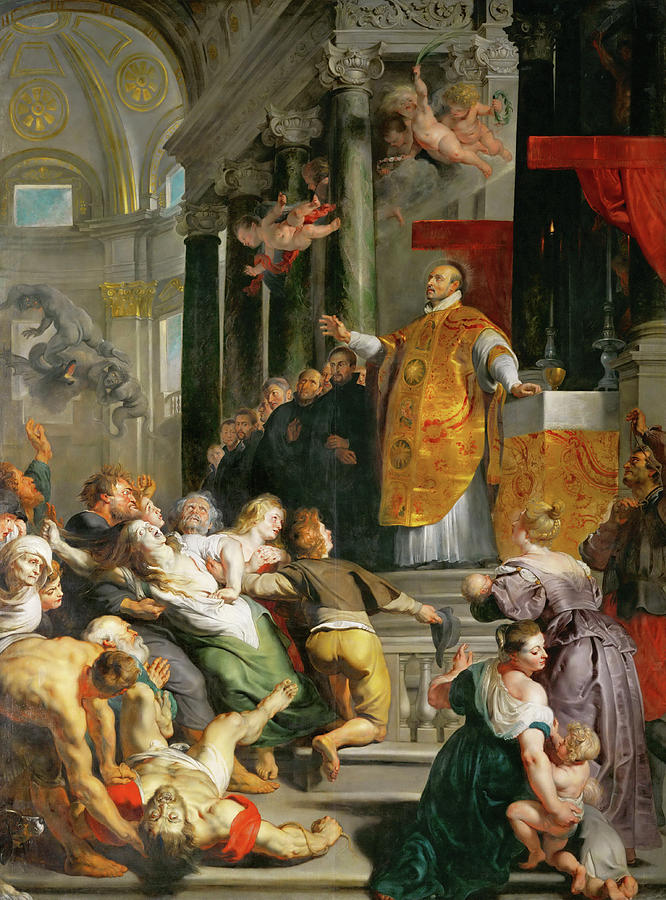 Peter Paul Rubens Painting - Miracle of Saint Ignatius #1 by Peter Paul Rubens