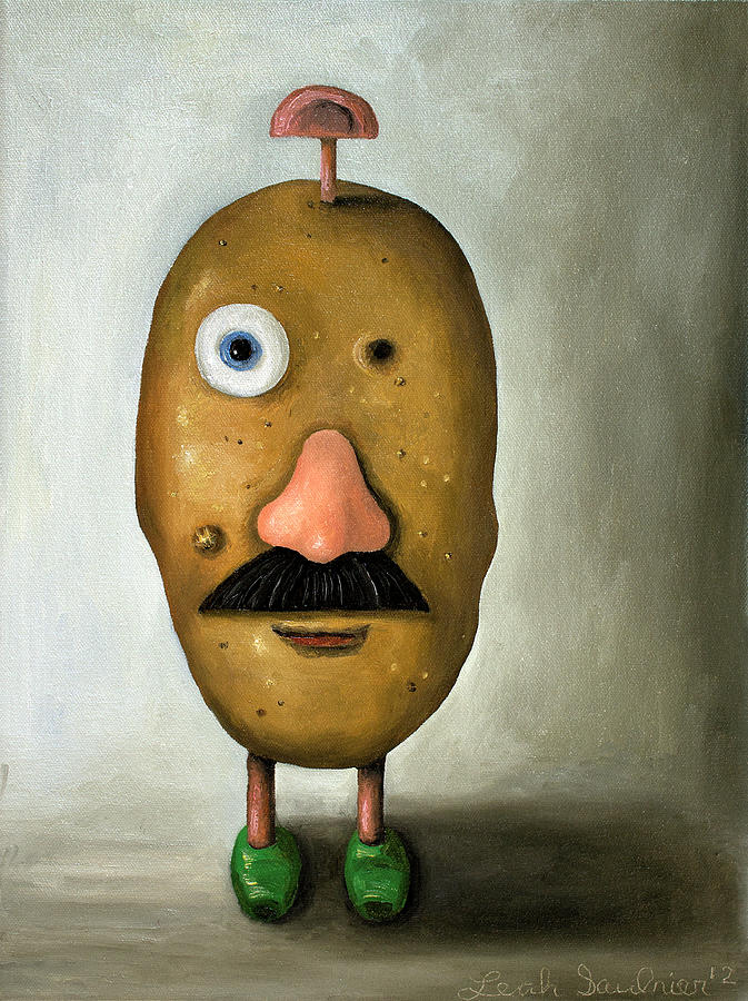 Potato Painting - Misfit Potato 2 #1 by Leah Saulnier