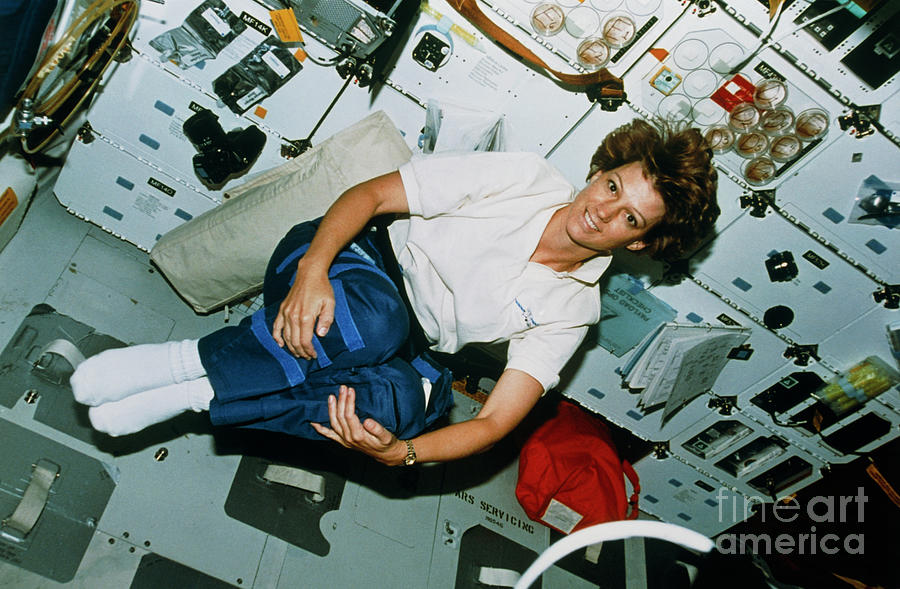 Mission Commander Eileen M. Collins On Sts-093 #1 Photograph by Nasa/science Photo Library