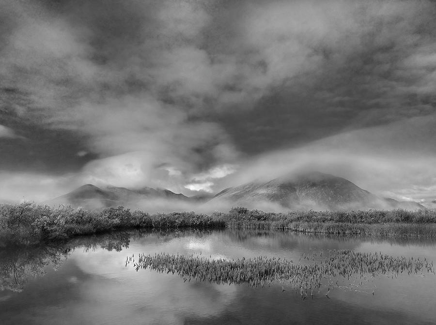 Mist Over Ogilvie Mountains Yukon #1 Photograph by Tim Fitzharris