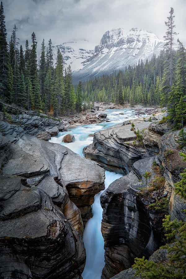 Banff National Park Photograph - Mistaya #1 by Clara Gamito