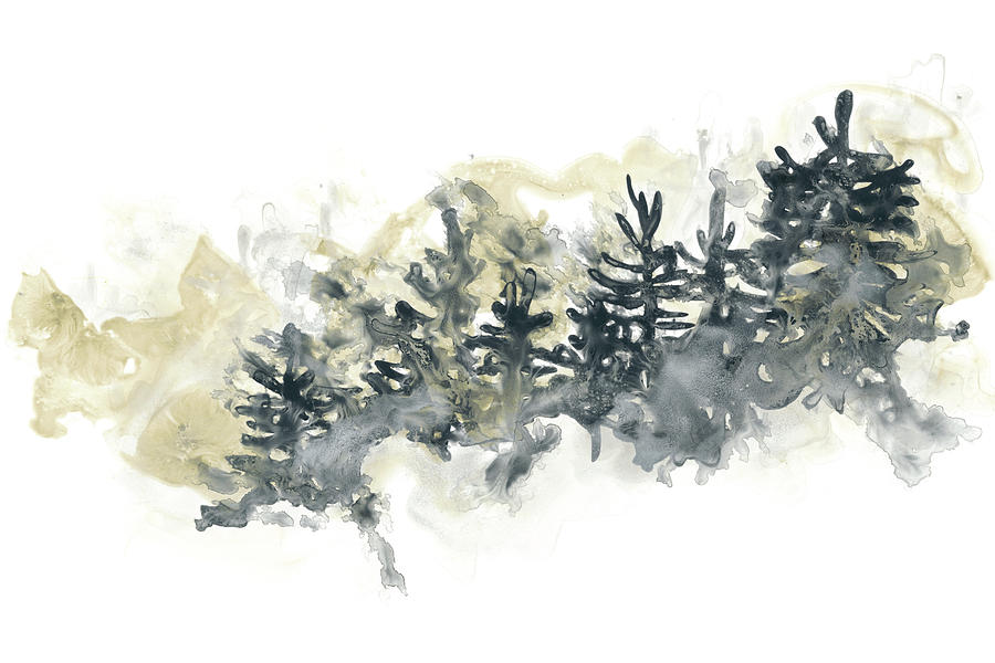 Misty Hillside II #1 Painting by June Erica Vess