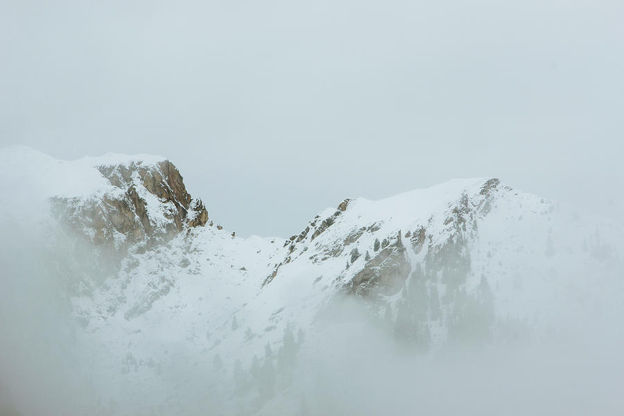Misty Mountain In The Winter #1 Photograph by Cavan Images