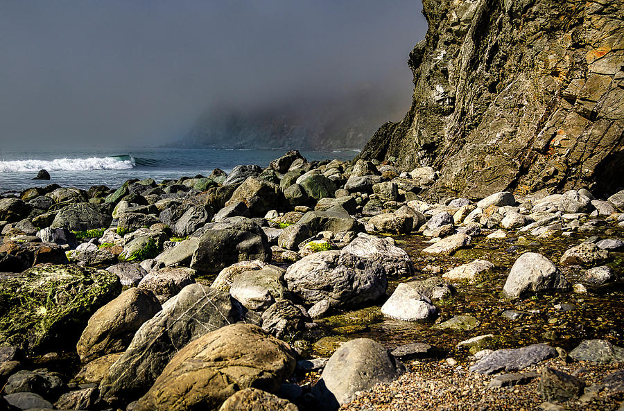 Mix Of Fog And Sun On Pescadero Beach In California Photograph