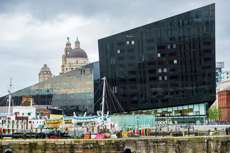 Modern and classic architecture at the Liverpool Docks #1 Photograph by Iordanis Pallikaras