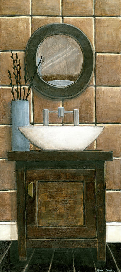 Modern Bath Panel IIi #1 Painting by Megan Meagher